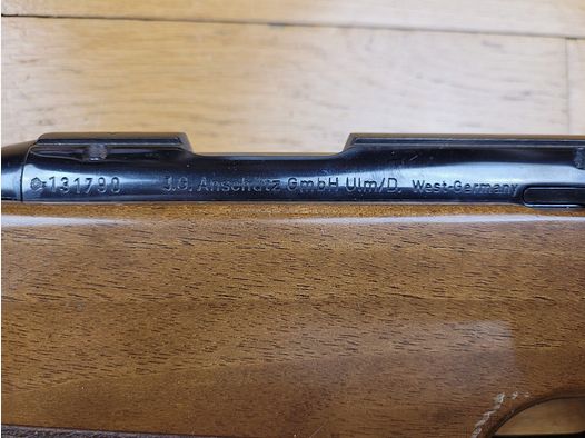 Schöne Präzisionsgewehr – Anschütz – Modell Match 54 – Kaliber 22LR Einzellader – schwerer Lauf – sehr guter Zustand