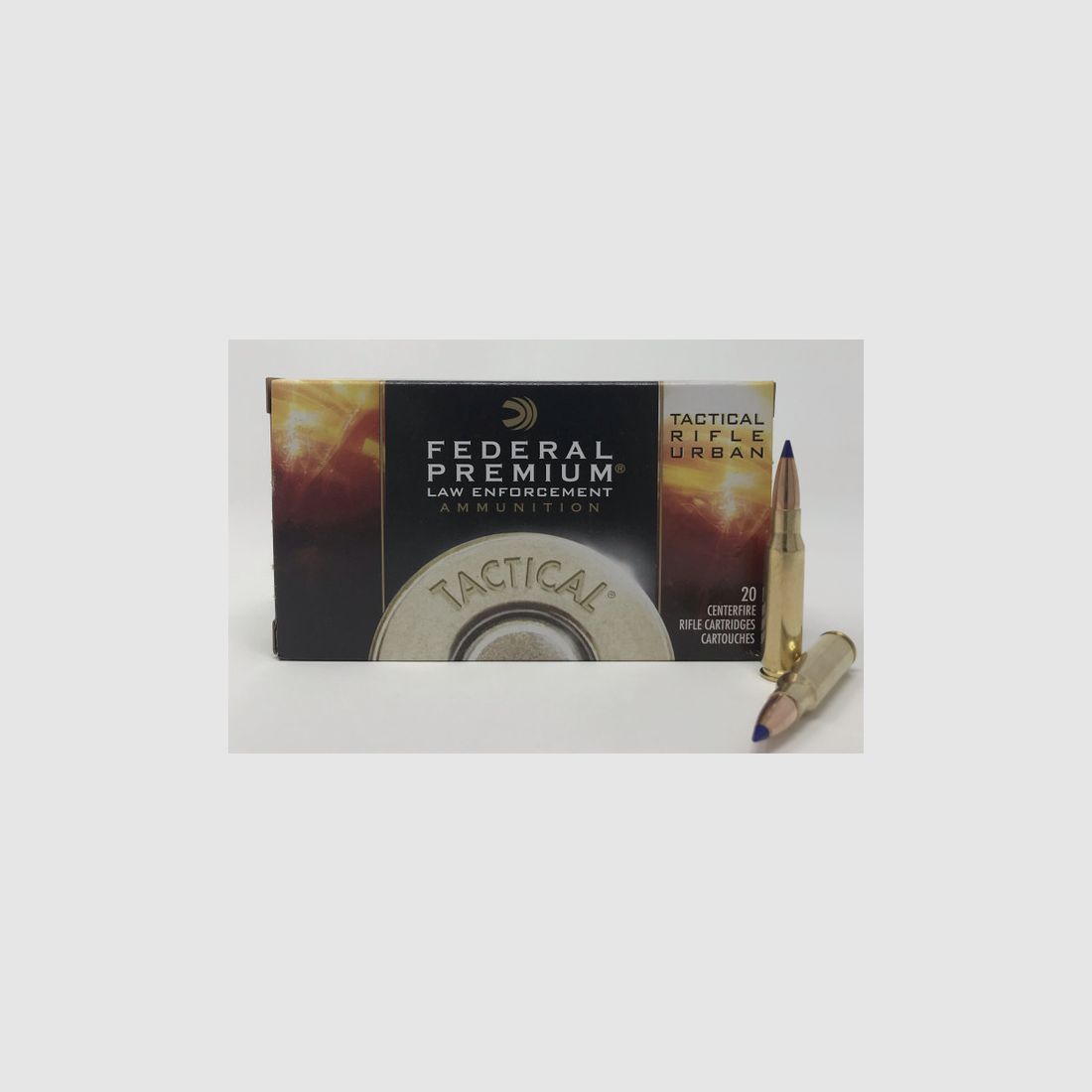 Federal TRU (Tactical Rifle Urban) .308 Win. 168GR Tactical Tipped MatchKing 20 Patronen