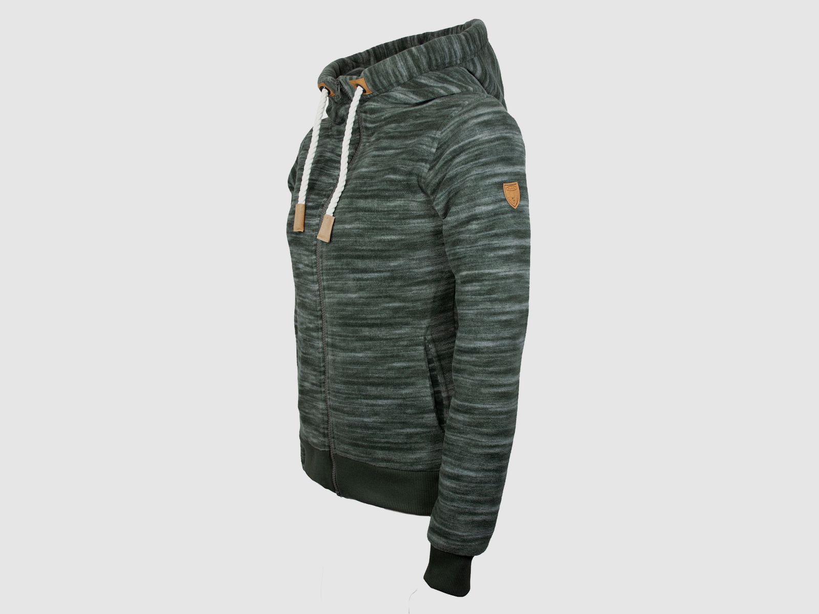 Fleece Hoody melange -