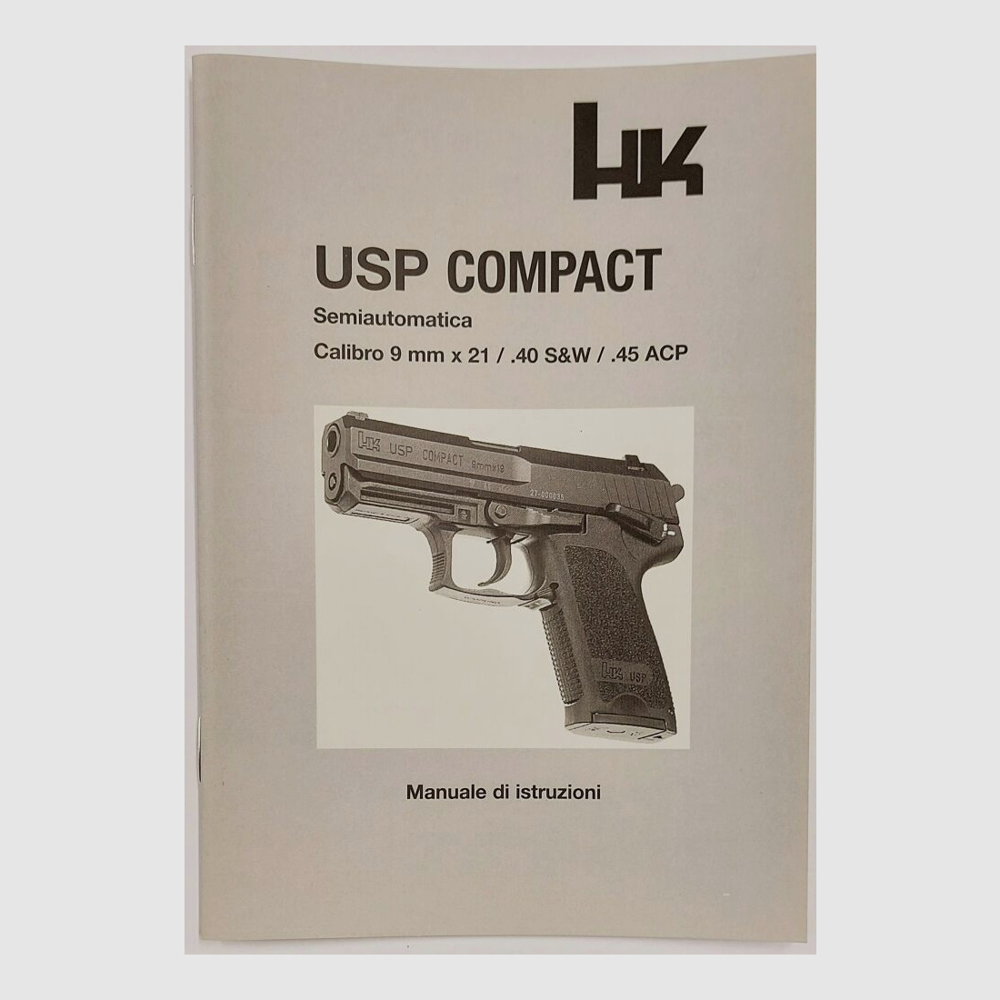 Heckler & Koch manual for USP Compact, Italian