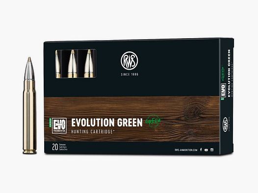 RWS 9.3x62 EVOLUTION GREEN 11.9g/184gr