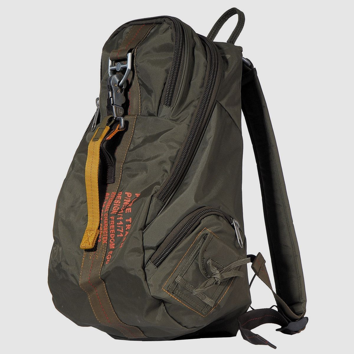 Rucksack, "PT", klein, Karabinerhaken, oliv