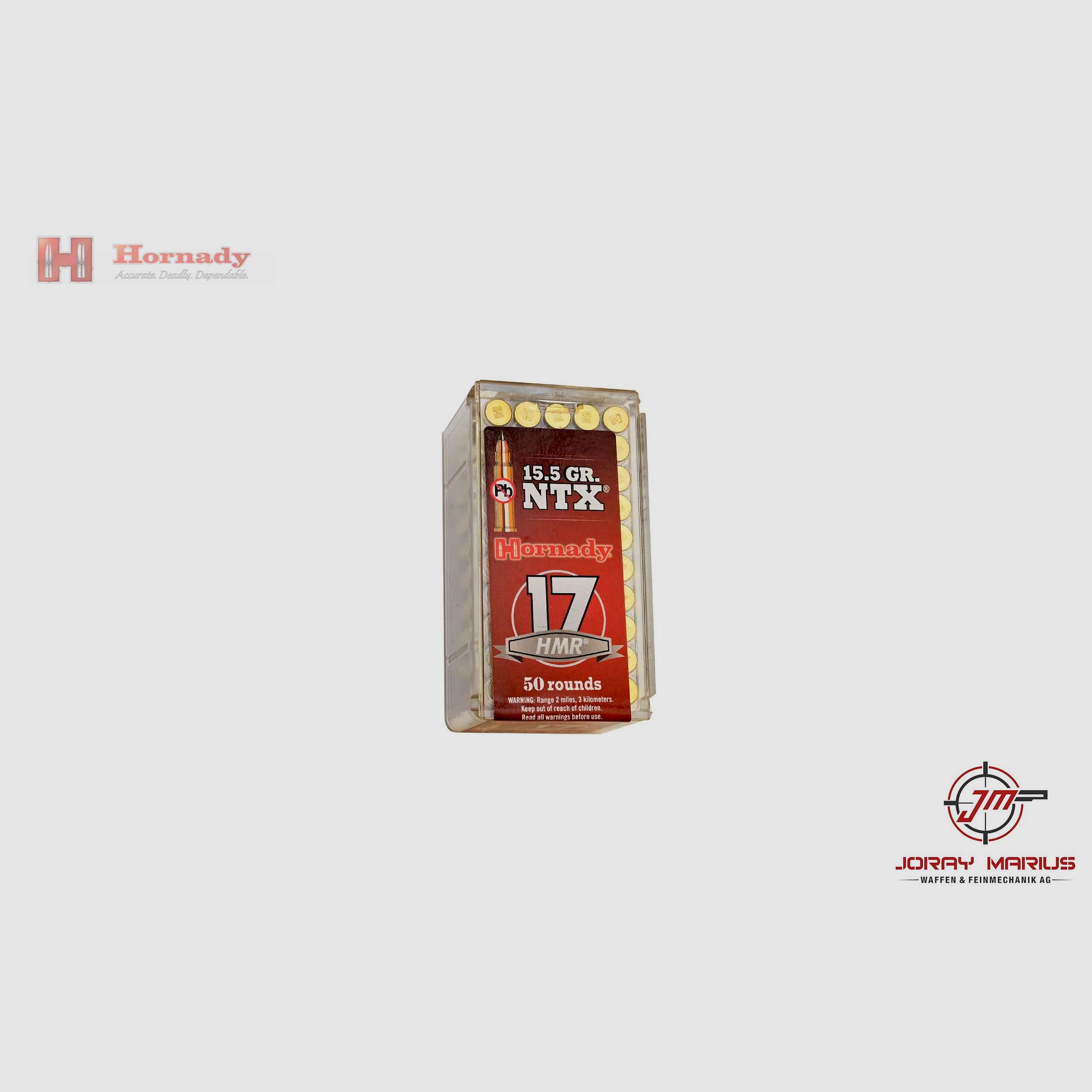 .17 HMR Hornady 15.5gr NTX