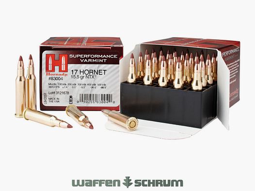 Hornady Superformance Varmint NTX .17Hornet 1.0g - 15.5gr.