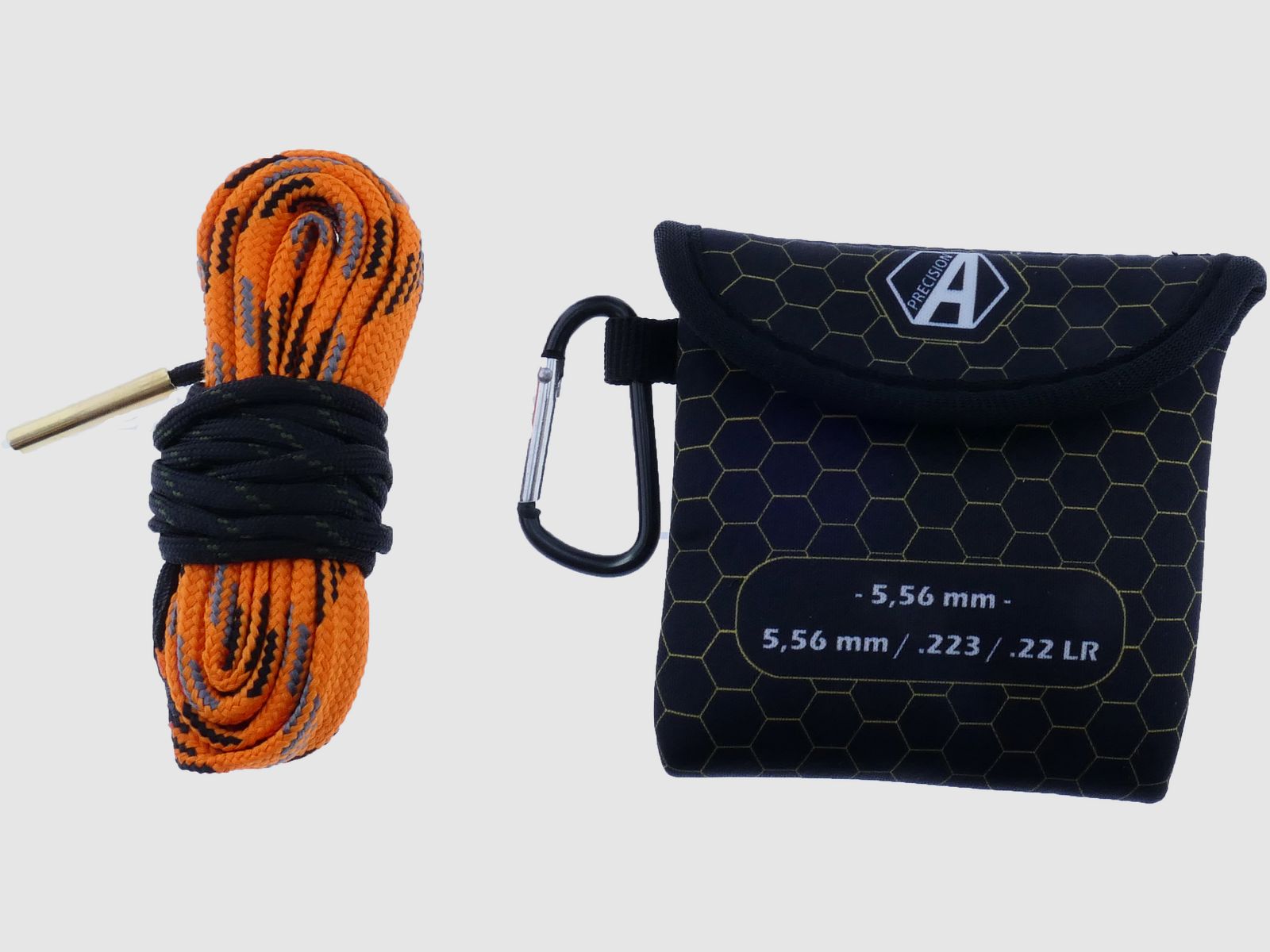 Premium Reinigungsschnur mit Etui - Kaliber leicht zu erkennen!