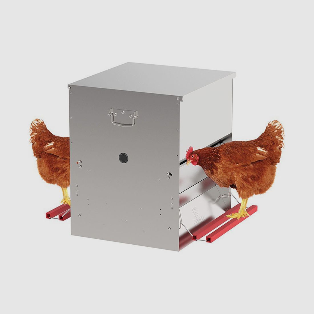 Mangiatore anti-parassiti 2 lati 30 polli 50 kg, immagine 1 di 8