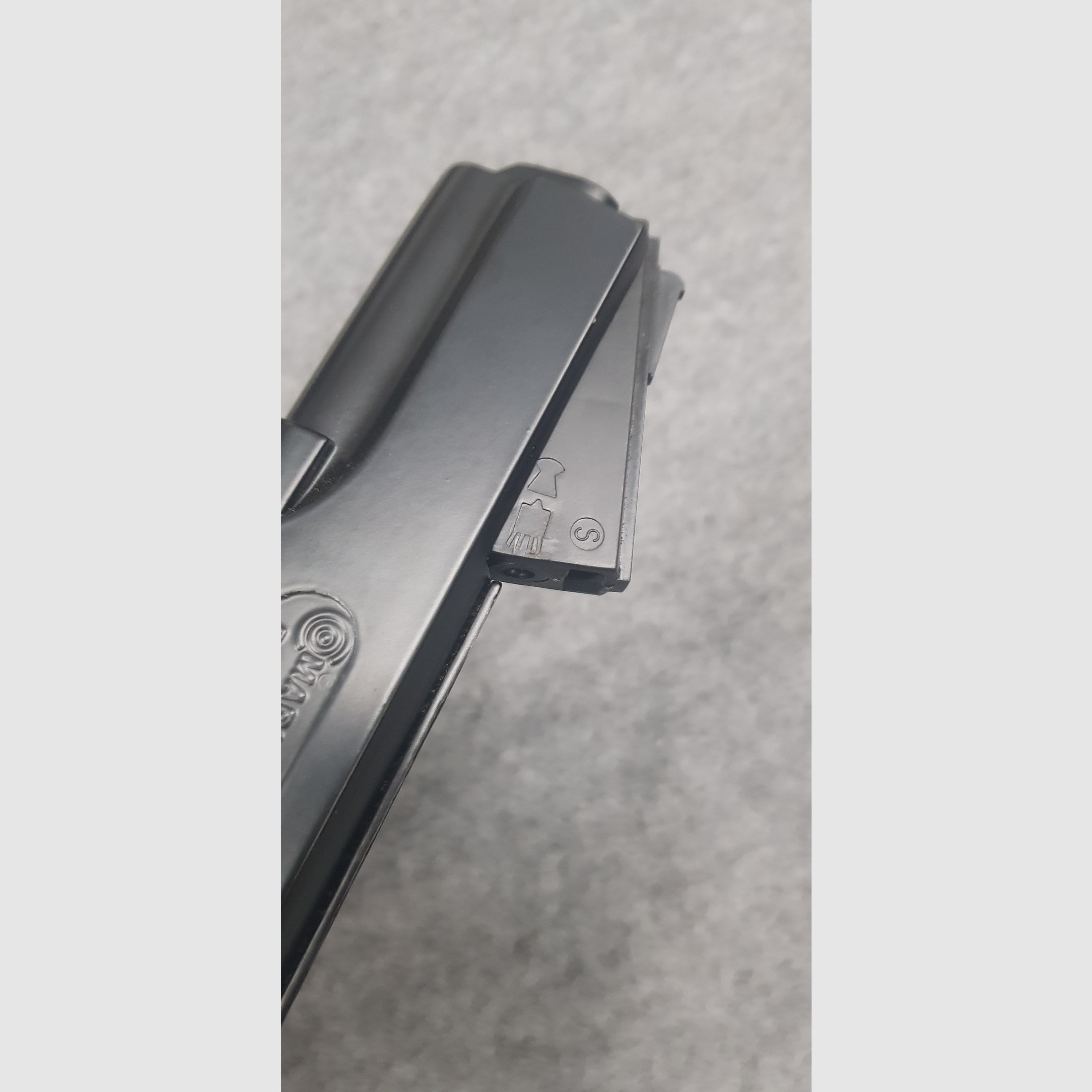 Sammler Zustand seltene Marksman Repeater Mod. 1010 Pistole Cal. 4,5mm BB Diabolo Luftpistole