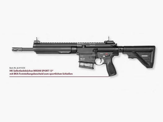 HECKLER & KOCH semi-automatic rifle model MR308 A3 -13'' SPORT .308Win | BKA notice