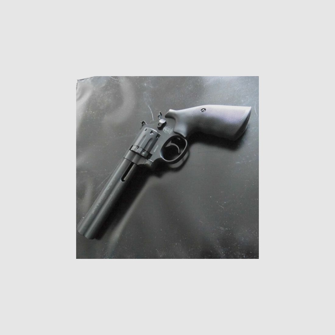 Co2 Revolver Wesson Smith 6 Zoll brüniert 4,5 mm Diabolo