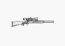 Pin Rifle Hunter met richtkijker