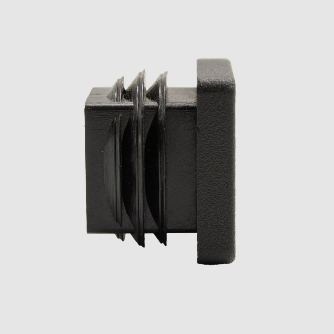 Rechteckiger Stopfen 25x25x1/2 schwarz, Bild 3 von 6