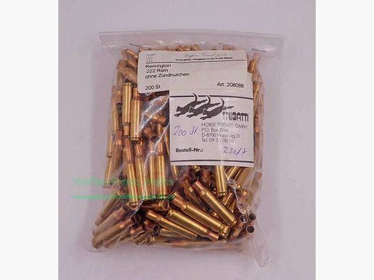 Remington - USA Langwaffenhülsen .222 Rem.
