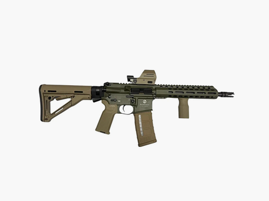 Halbautomat Schmeisser AR15 S4F, 10.5", .223 Rem, Special Edition OD Green / FDE