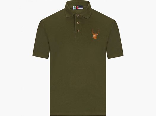 Polo Shirt Cervo Unisex (Oliva)