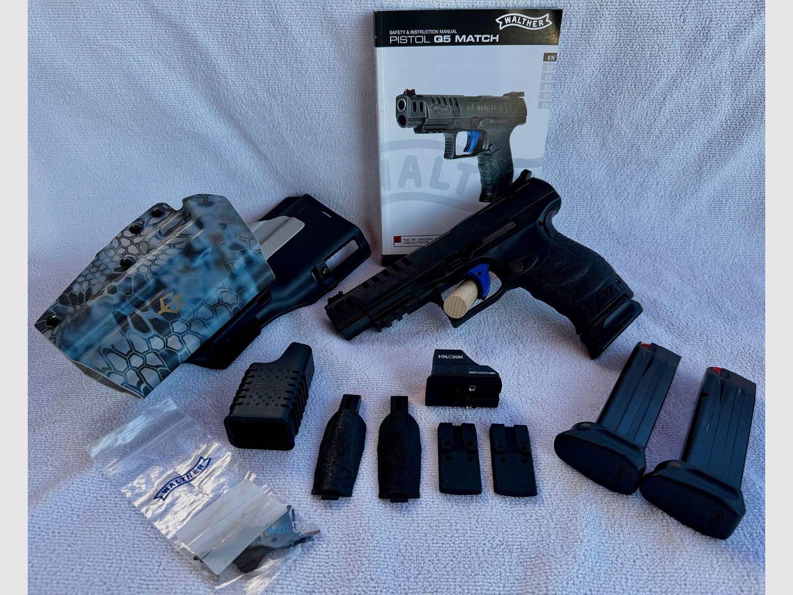 Walther Q5 Match Champion Ed. Komplettpaket für dynamische Disziplinen