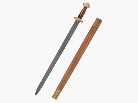 Espada larga vikinga con vaina