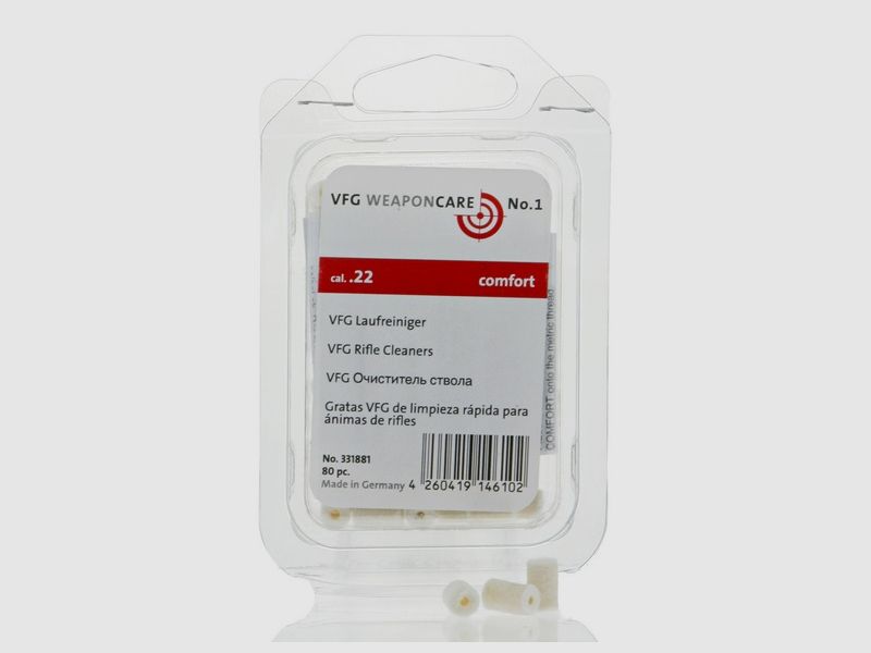 VFG Laufreiniger Comfort / 80st. .22 Reinigungszubehör für Waffen