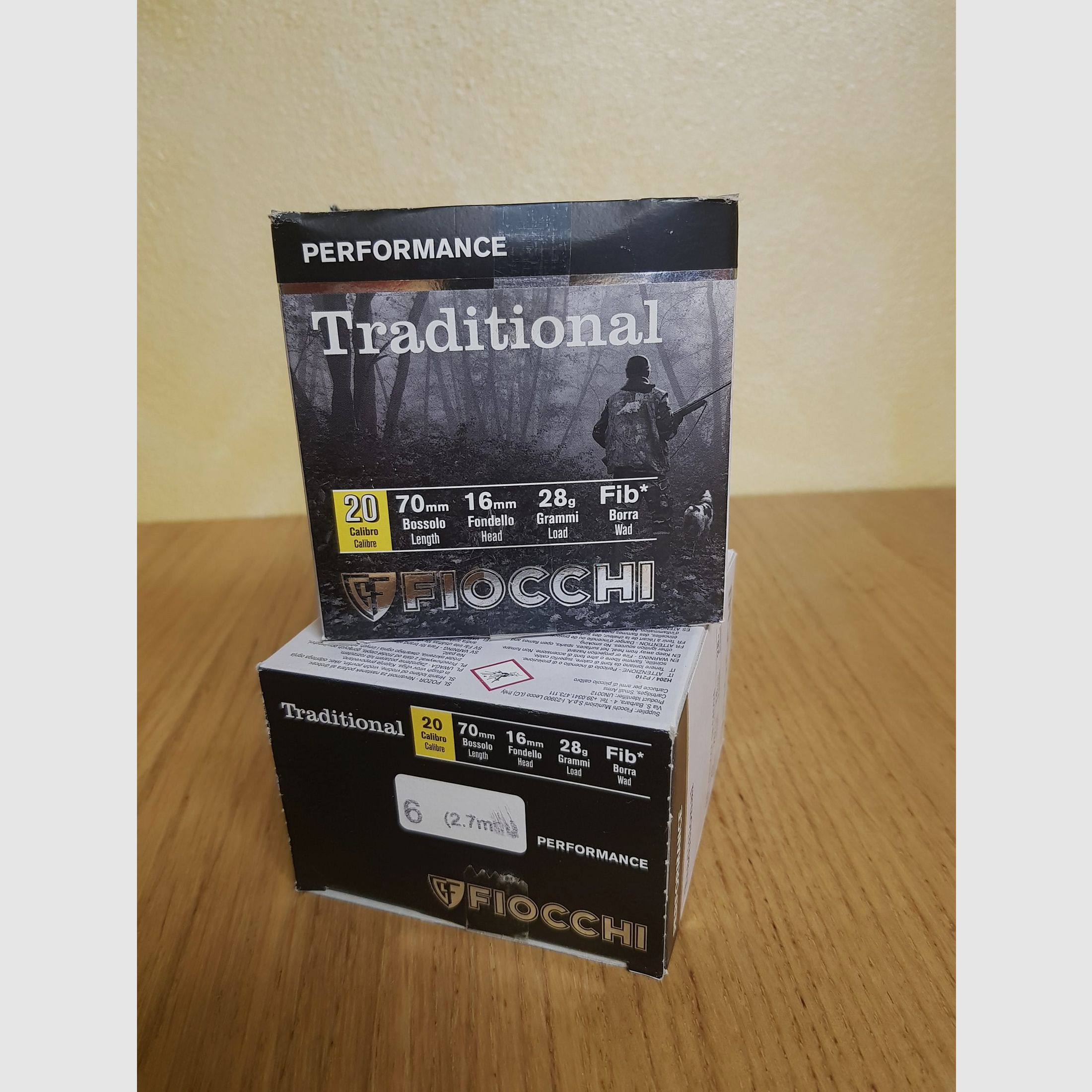 FIOCCHI MUNITIONEN A PALLINI TRADITIONAL PERFORMANCE Kal. 20