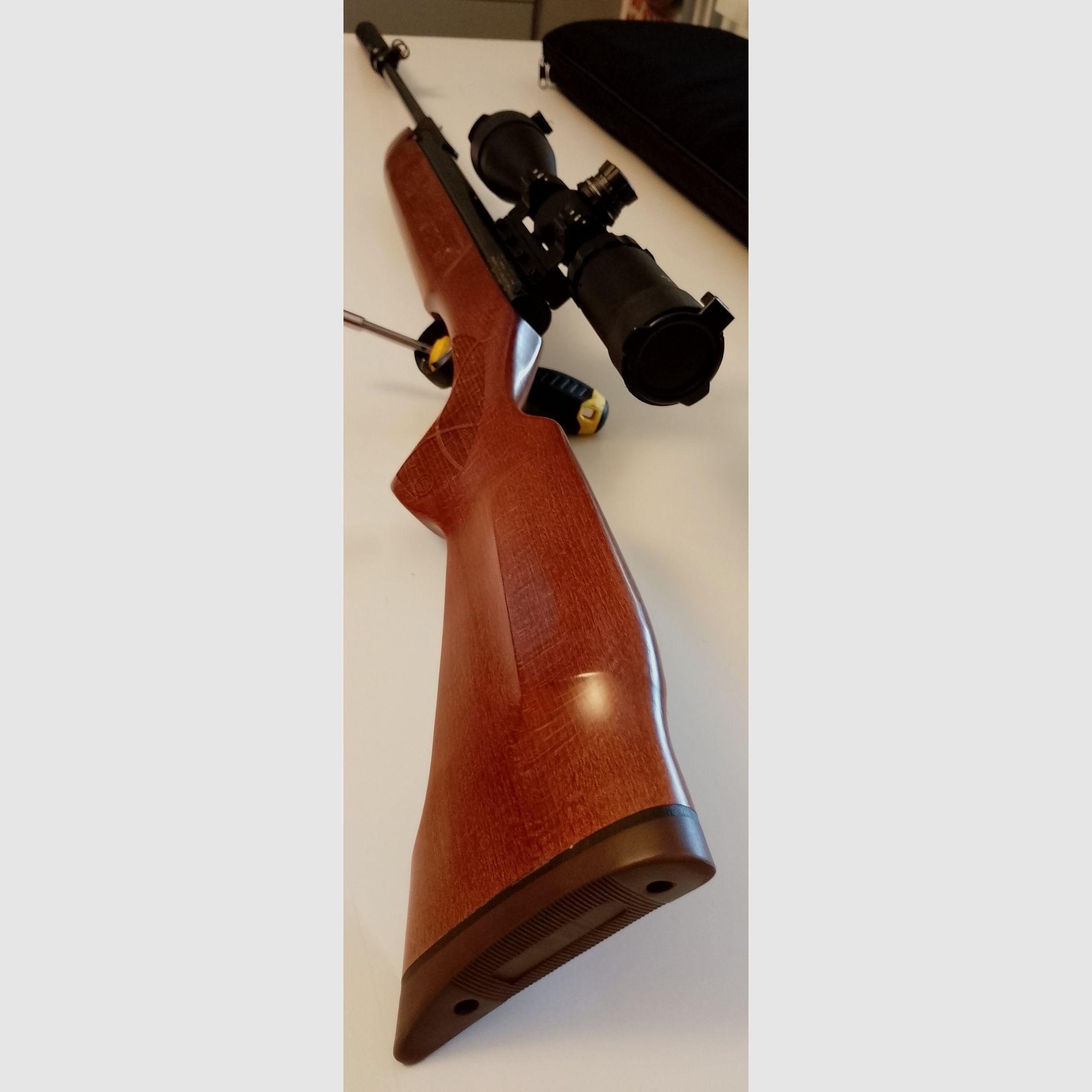 Break barrel air rifle Weihrauch HW 50 S FO beech stock caliber 4.5 mm (P18