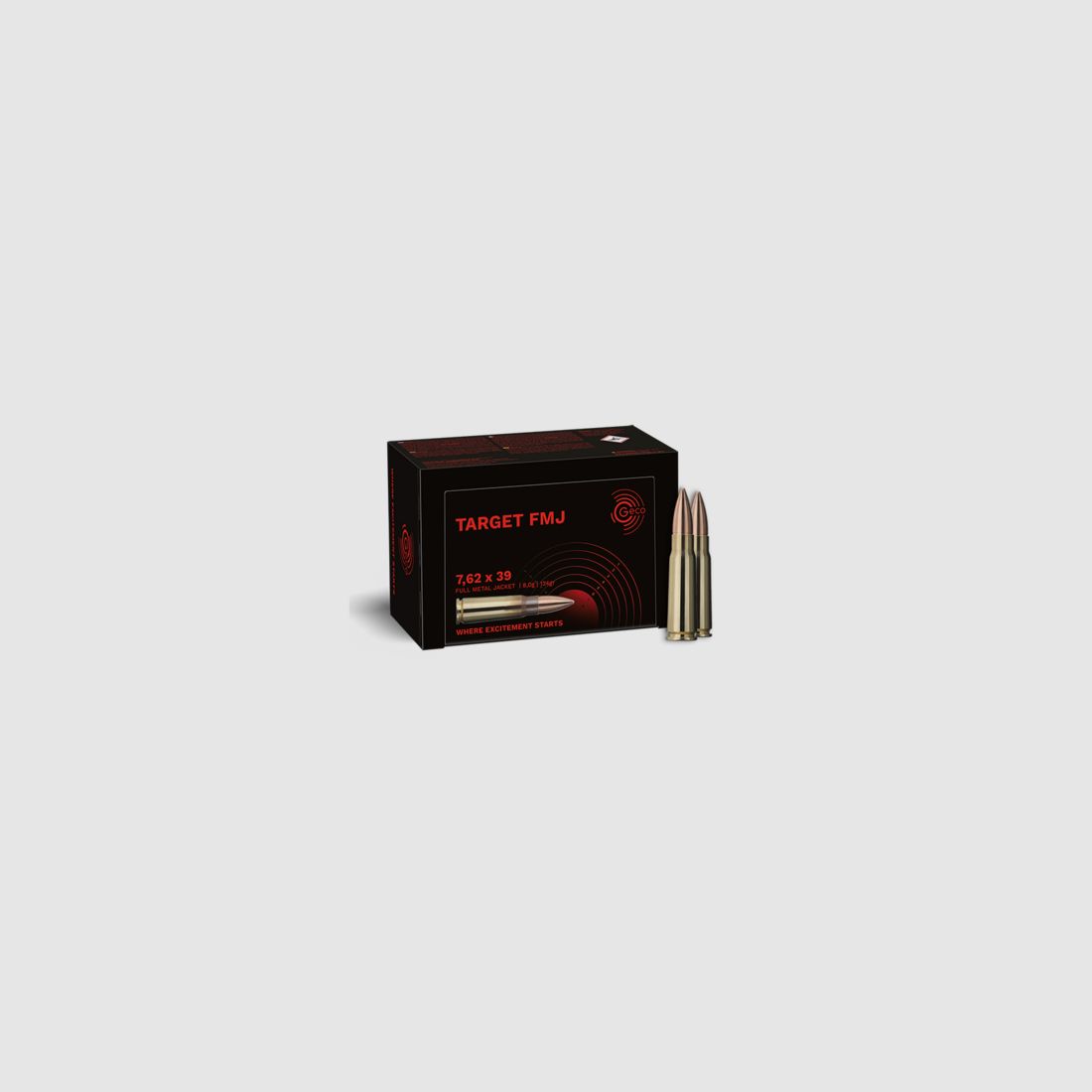 Amunicja Geco Target FMJ kal. 7,62×39
