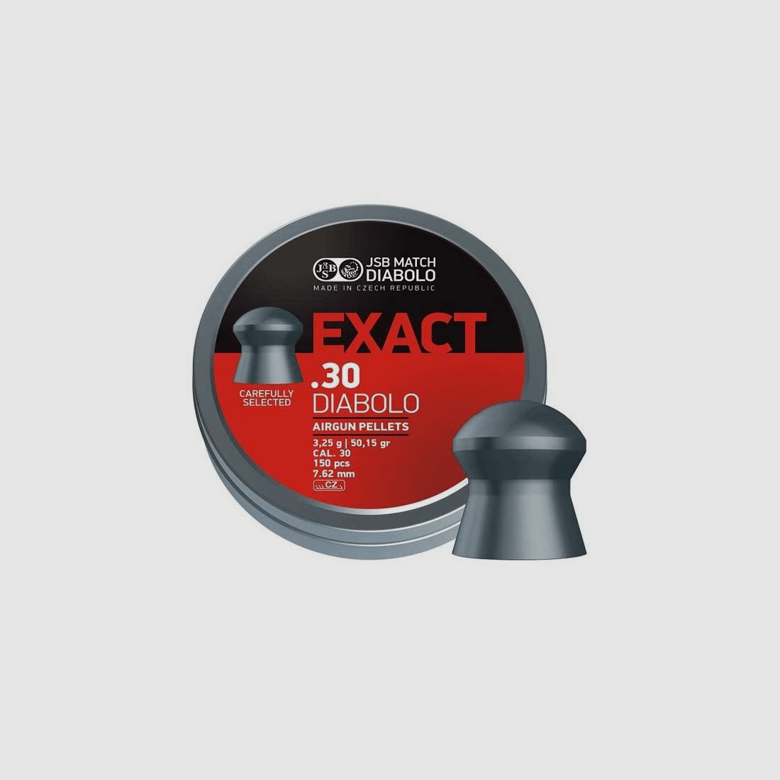 JSB Match Exact Diabolo 7,62 mm, .30 Cal. 50,15 Grain, Bild 2 von 2