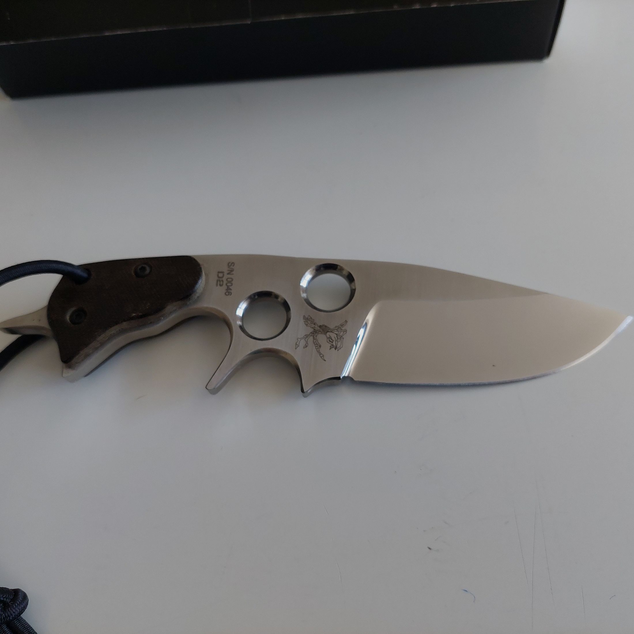 !!! ACHTUNG SELTEN !!!  Pohl Force Hornet XL Modell Micarta Nr.046 aus einer Sammlungsauflösung 