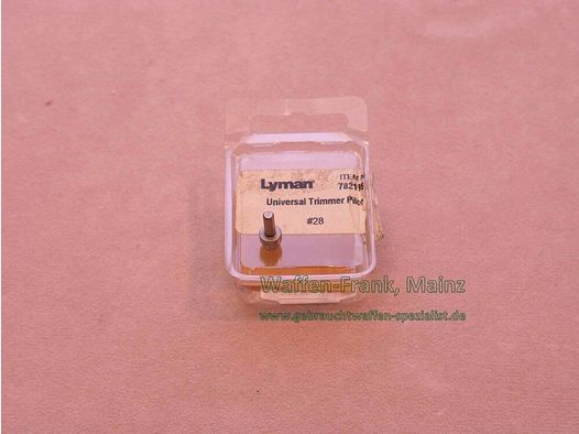 Lyman, USA guide pin (pilot) .28 (7mm)