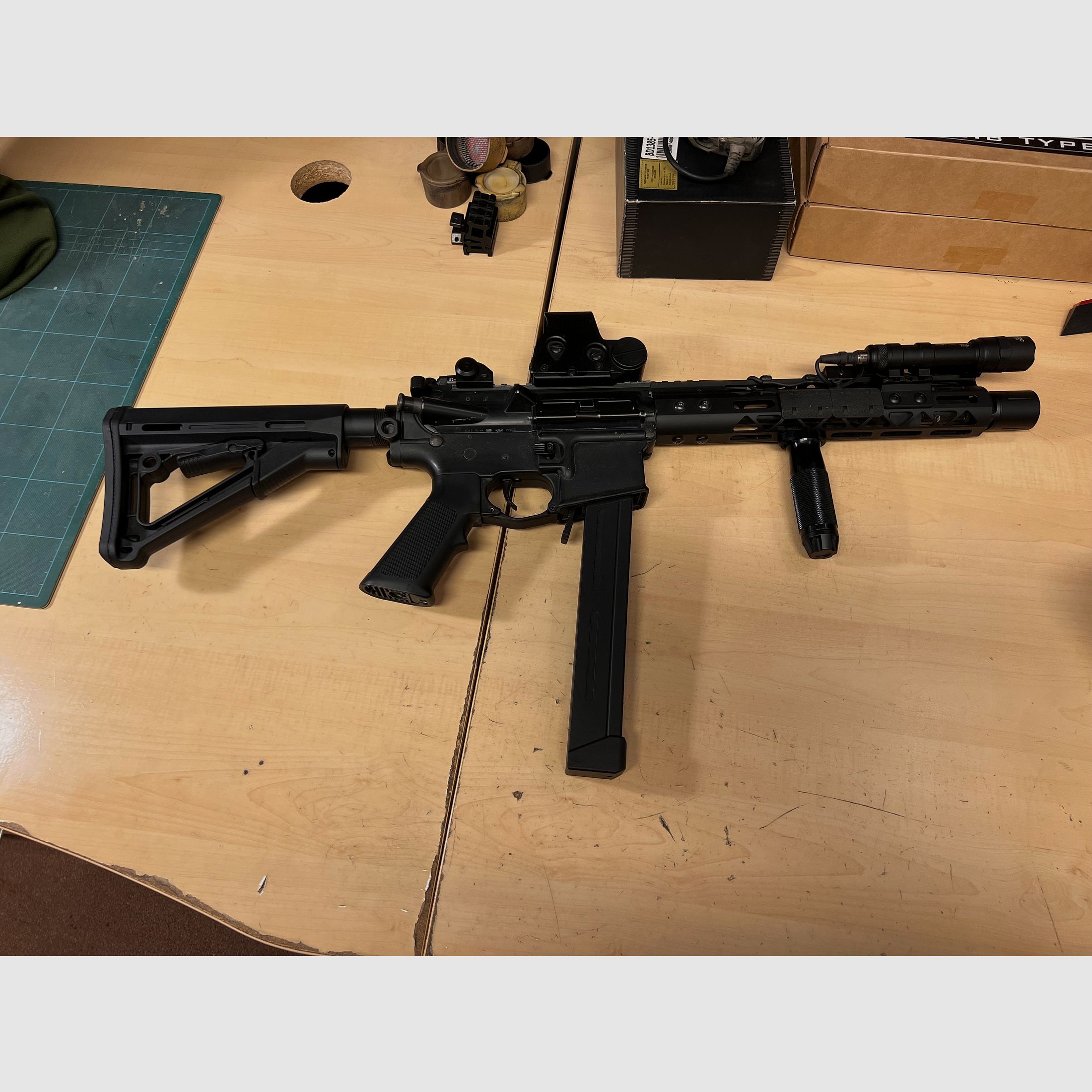 Kit de conversión Airsoft AR15 a MP en negro