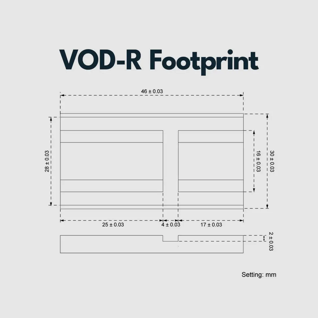 Vector Optics SCFRM-15 VOD Riser Mount – 19 mm for Picatinny/Weaver, image 2 of 5