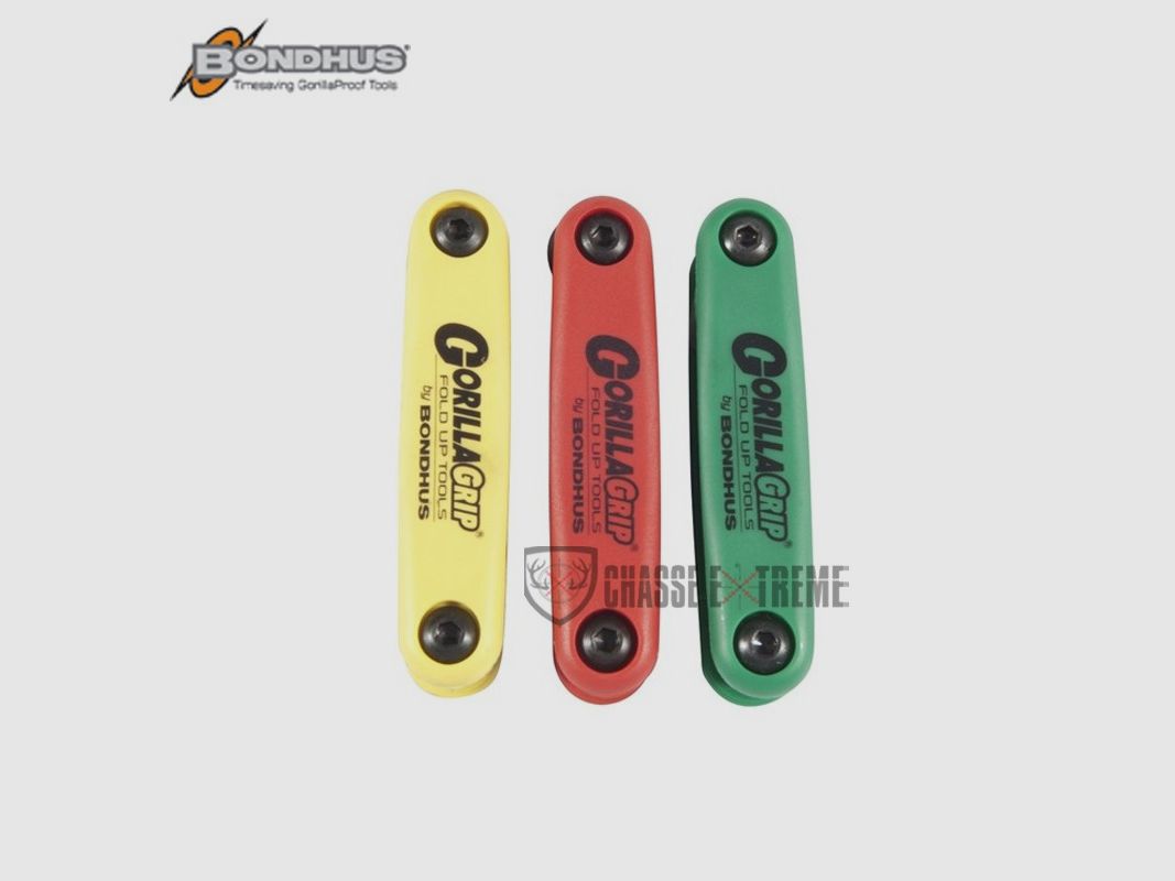 BONDHUS Gorilla Grip Inbussleutelset SAE/Metrisch en Torx, afbeelding 3 van 3