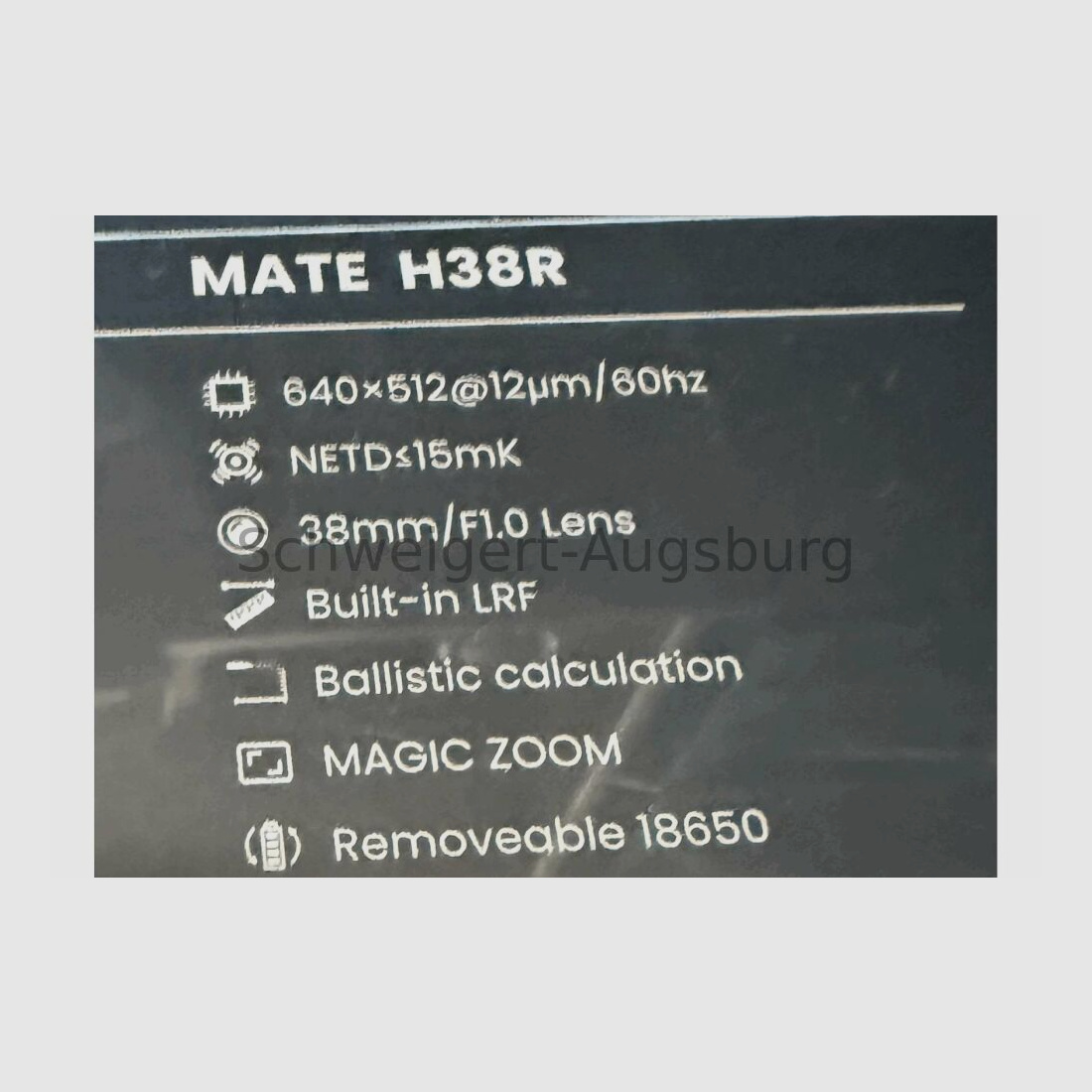 Wärmebild Vorsatzgerät Nocpix Mate H38R Neu und originalverpackt