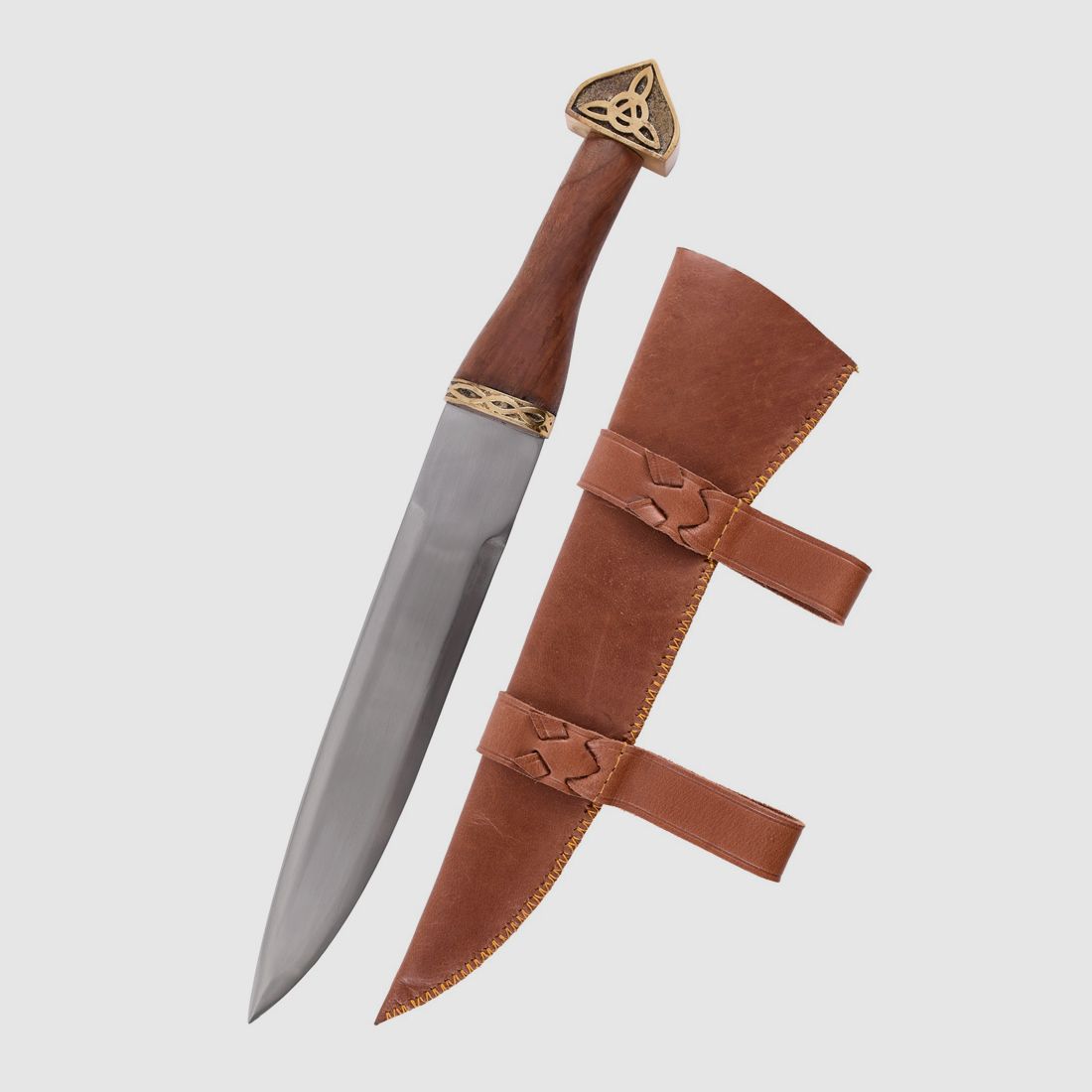 Wikinger Saxmesser mit Lederscheide