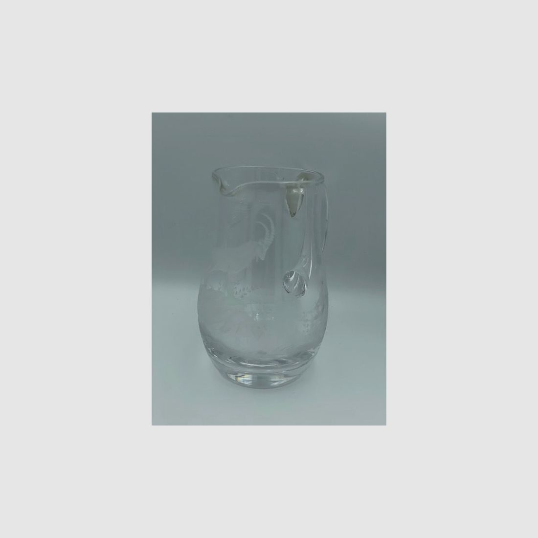 Carafe – Vrai Cristal – Gravure de Bouquetin 0,5l