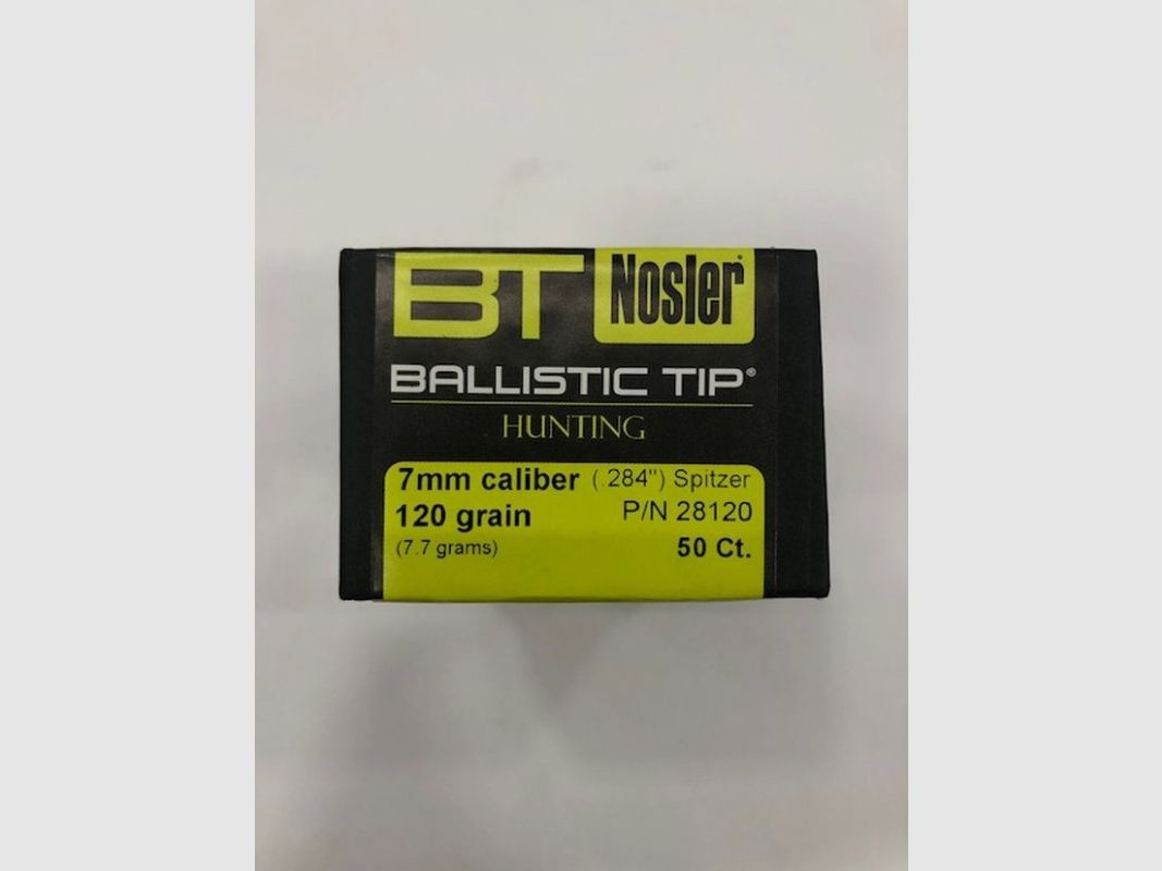 NOSLER B TIP BALAS CAL7 GR 120 QT50, imagen 1 de 2
