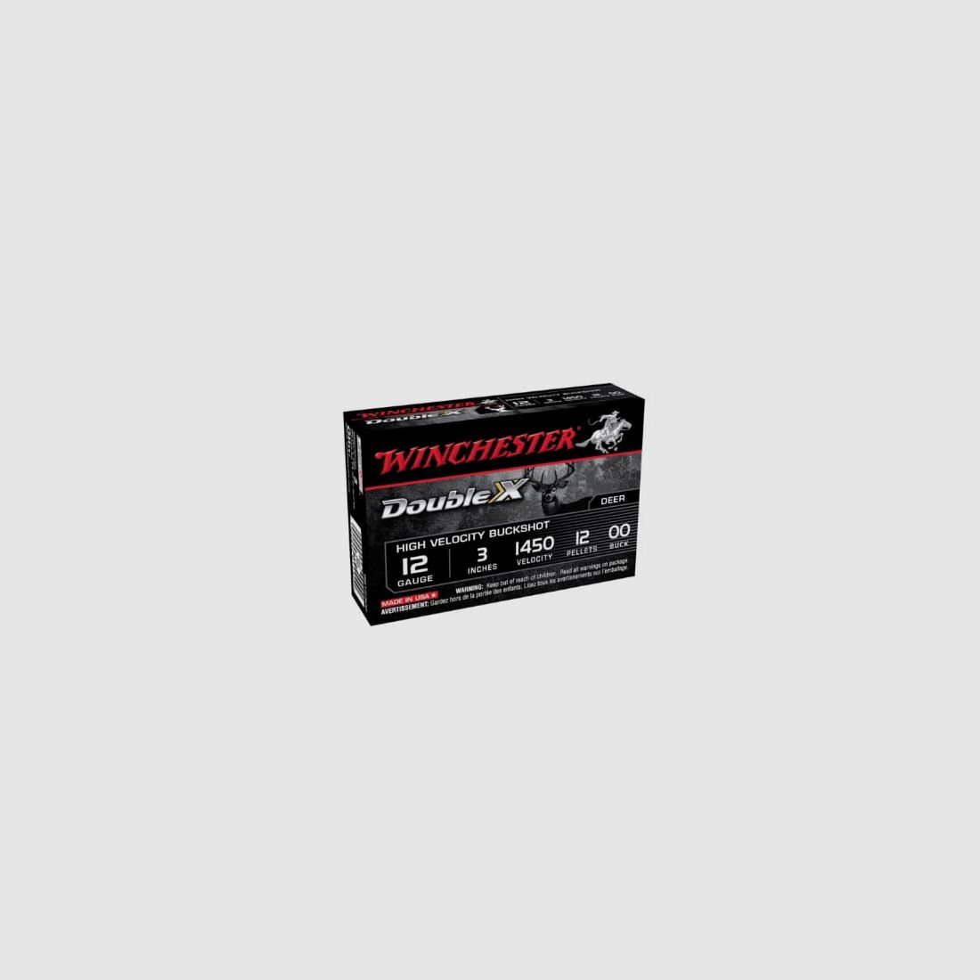 Winchester Double X Buckshot cal. 12/76 5 pièces