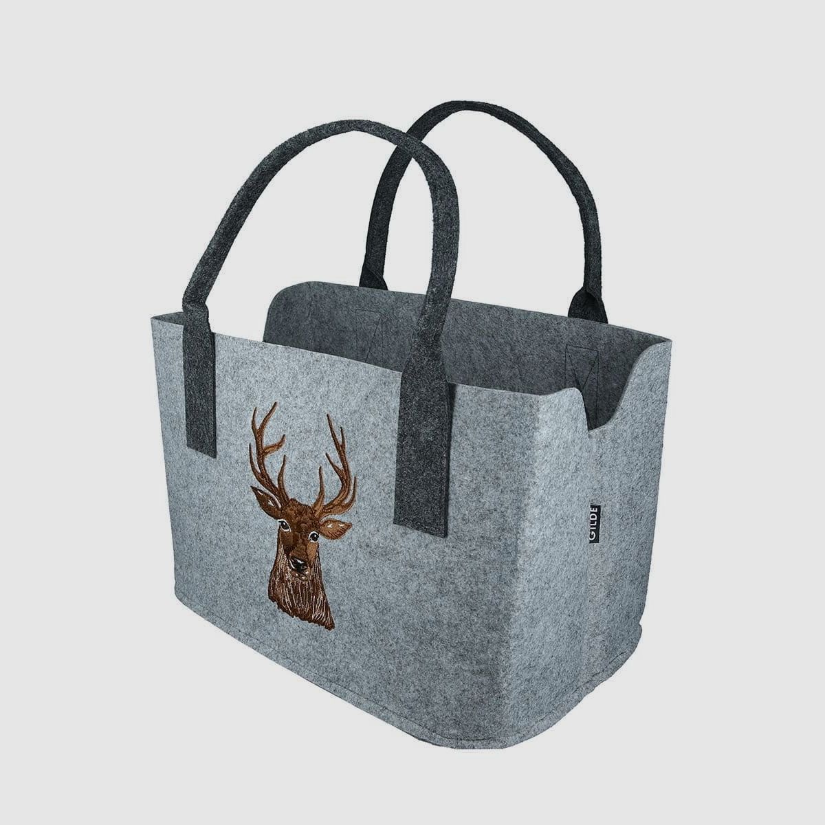 Guild felt bag deer head