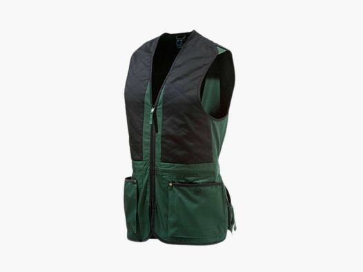 Gilet en coton Beretta Trap Hunter Green & Jet Black