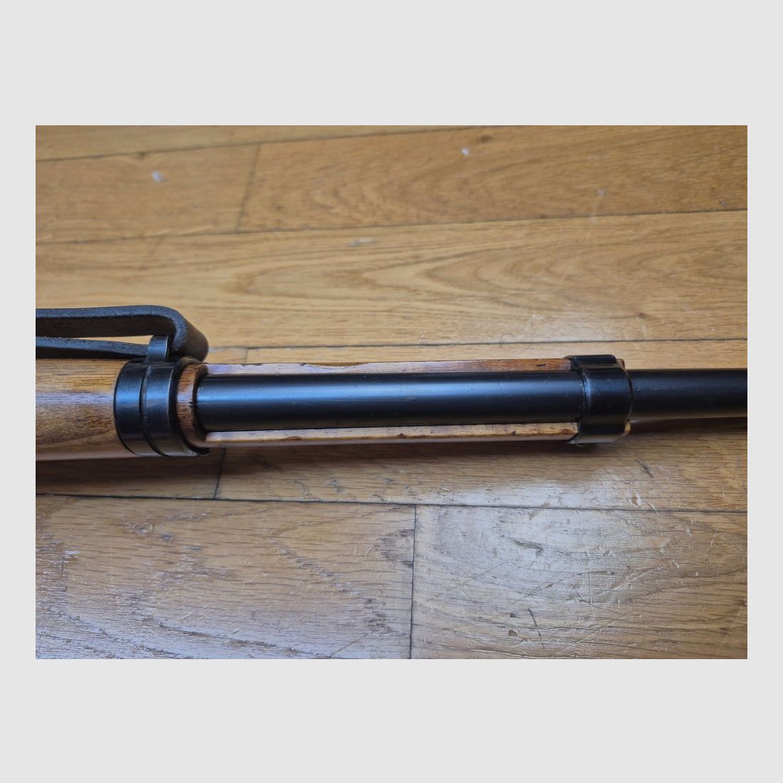 Außergewöhnliche Trainingsbüchse DSM 34 des III. Reichs – 22LR – Obstholz und seltene Zuordnung zum N.S.D.M.B. – Mauser-Modell von 1936 – Mononummer – Hervorragender Zustand – TBE++, Bild 24 von 40