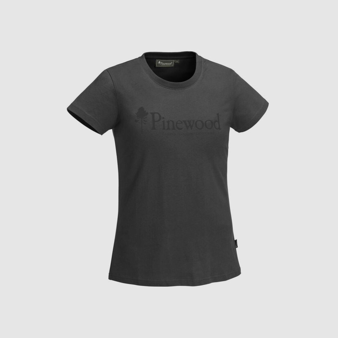 Pinewood Damen T-Shirt Outdoor Life Dunkel Anthrazit