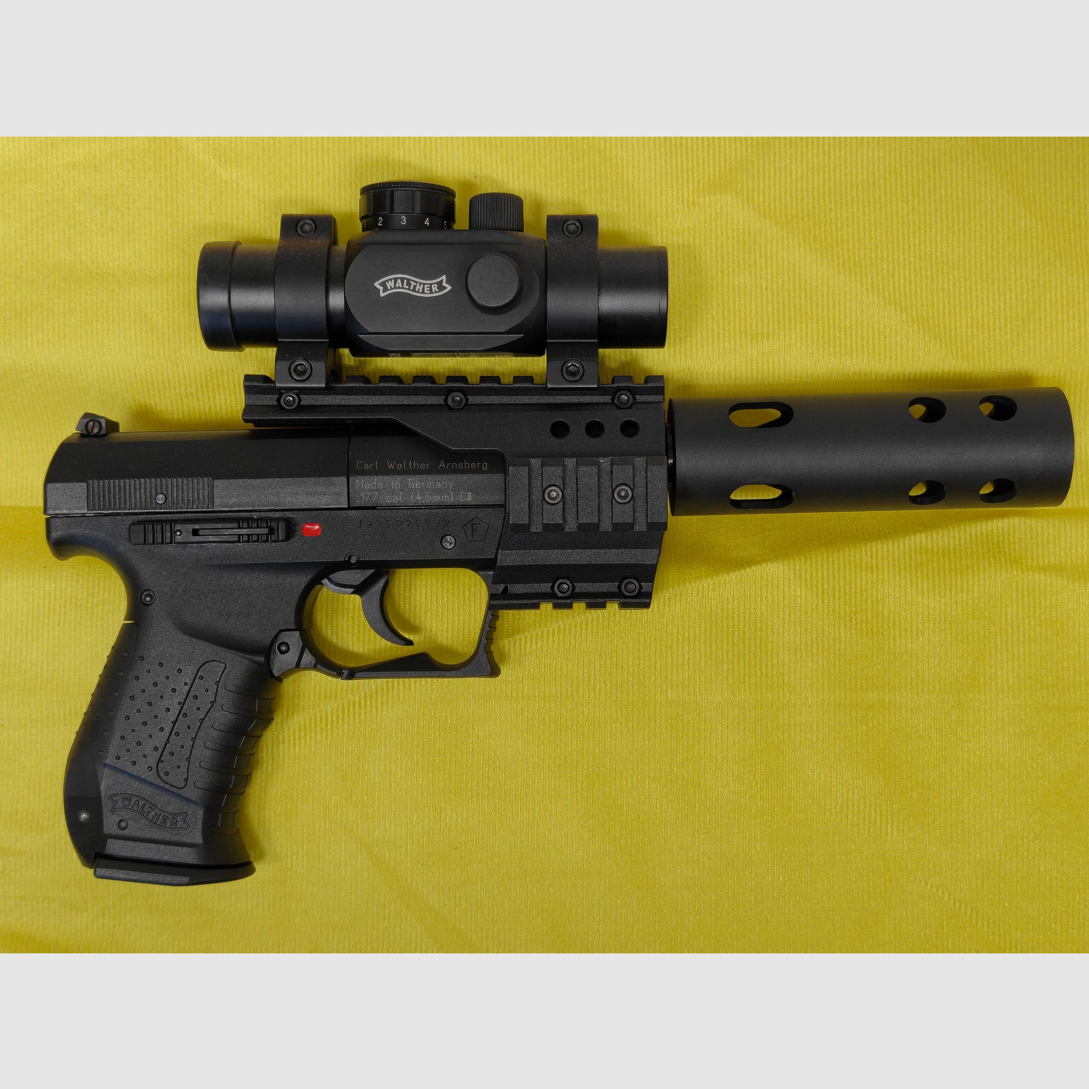 Walther CO2 pistola NightHawk 4,5 mm, immagine 4 di 5