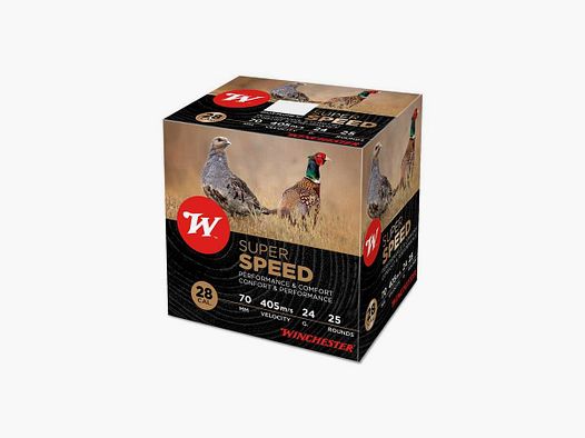 Winchester Super Speed Patronen - Kaliber 28/70 - SPEED, Boden von 15, Nr. 7,5