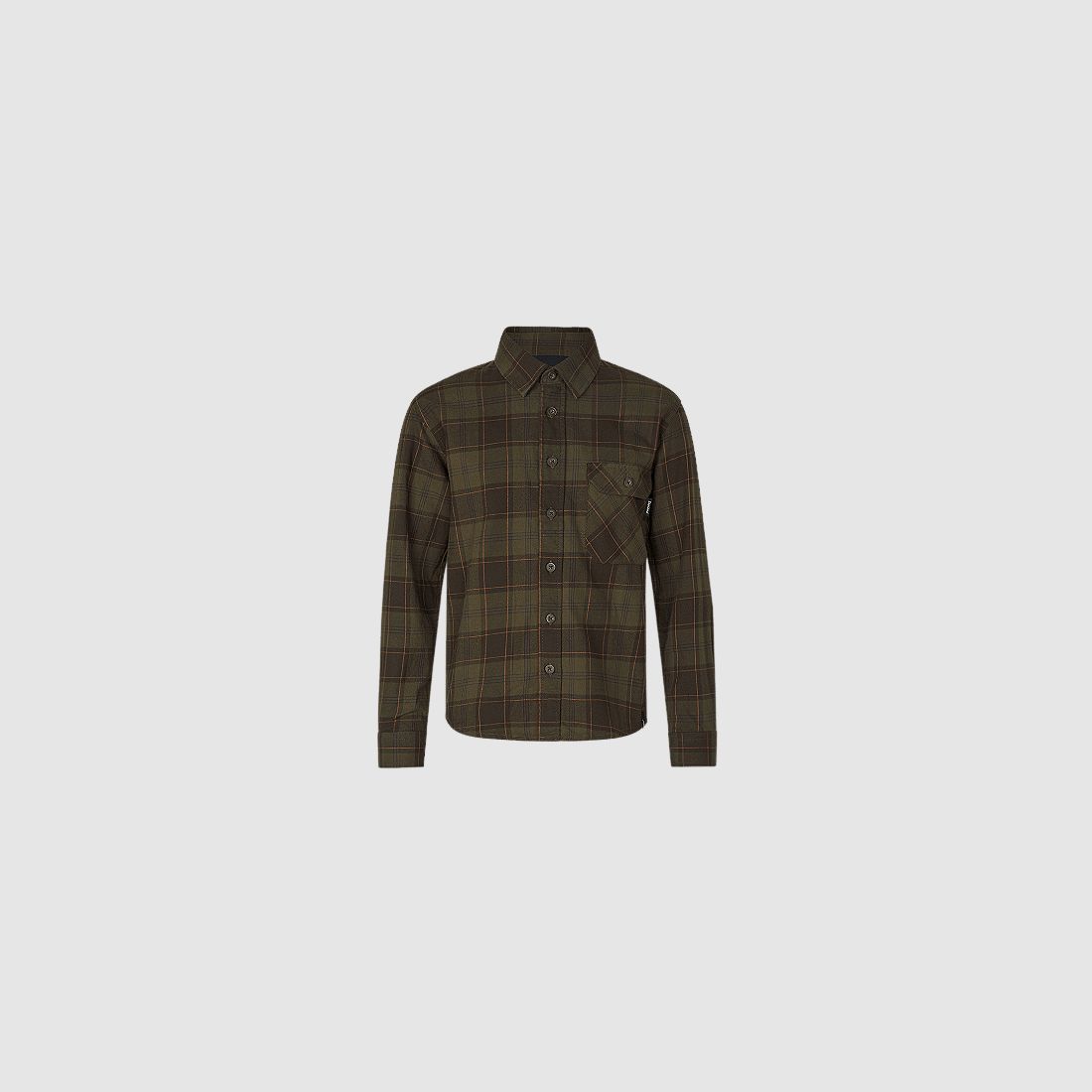 Seeland Glen Junior Flannel Shirt Pine Green/Dark Navy Check 14