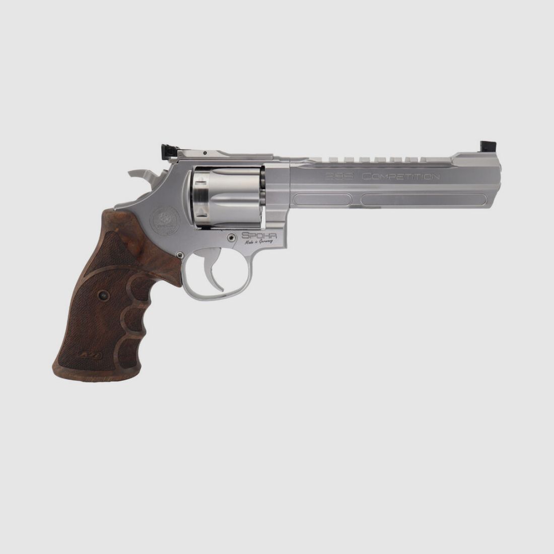 SPOHR 286 Competition Stainless 6" Revolver mit Wechseltrommel Made in Germany 6 Zoll Sportrevolver