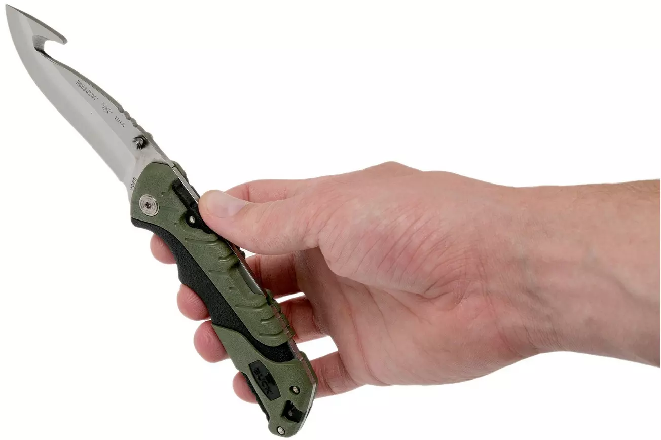 Buck Folding Pursuit Guthook 660GRG couteau de chasse, image 4 sur 5