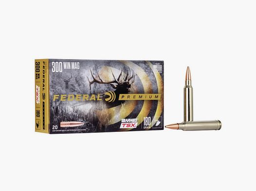 300 Win Mag Federal 180 gr Barnes TSX VE20