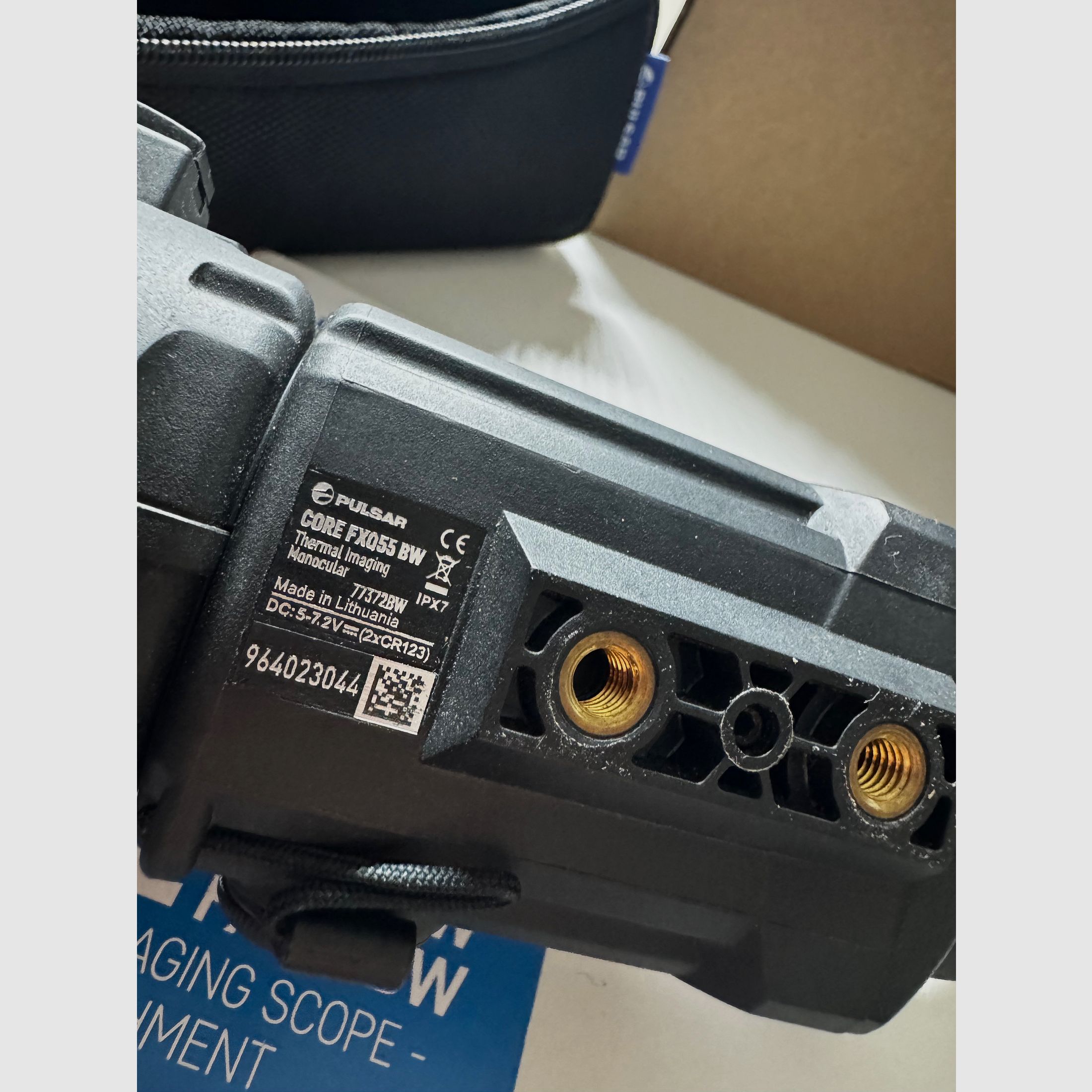 Pulsar core  FXQ55BW Neuwertig inkl 2 Montageadapter und Zubehör 