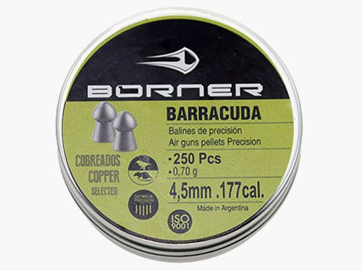 Borner Barracuda pellets cal. 4.5 mm 250 pieces