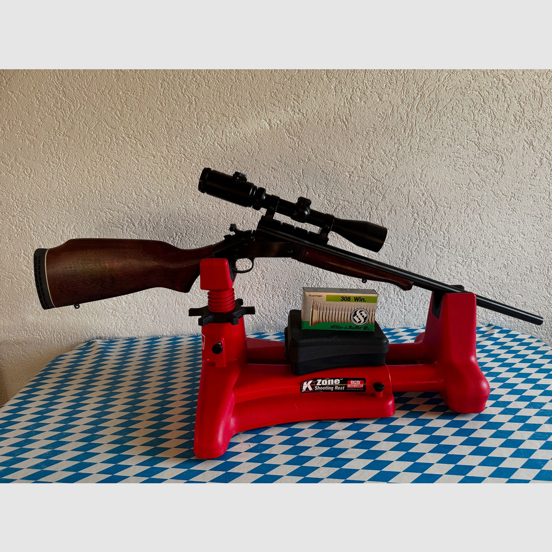 Harrington & Richardson SB2 Handi Rifle / Hahn-Kipplaufbüchse 22" in 308win