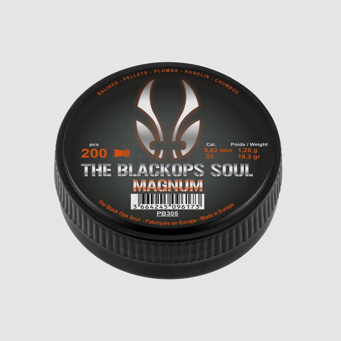 Plombs The Black Ops Soul MAGNUM Cal. 5,5 mm