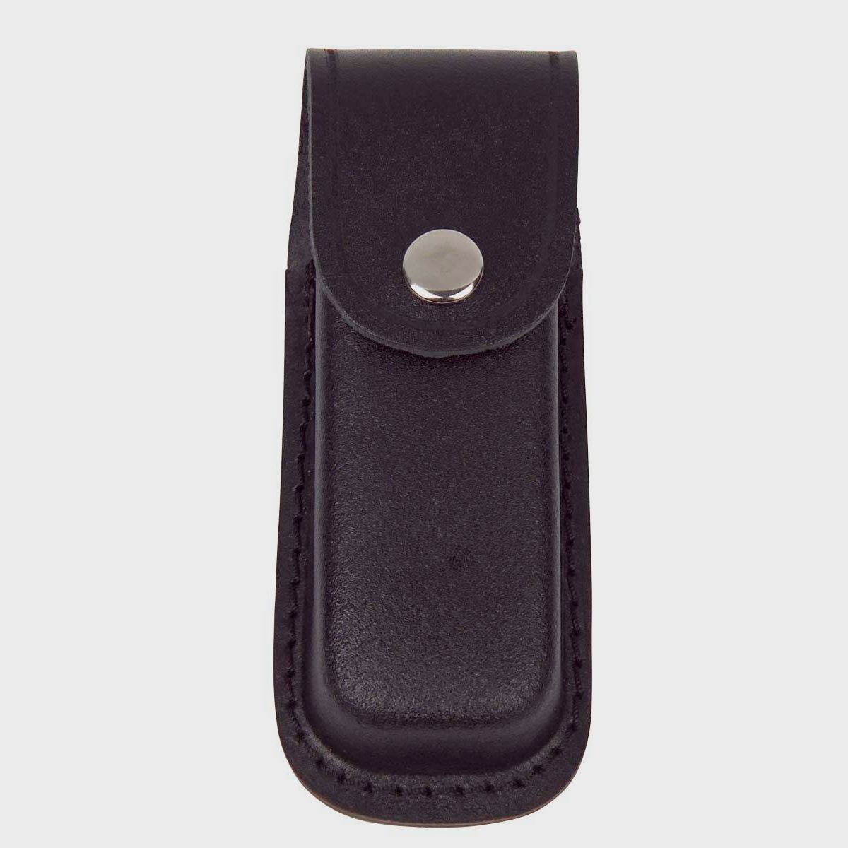 Lederetui schwarz - Grifflänge 12cm, längs tragbar